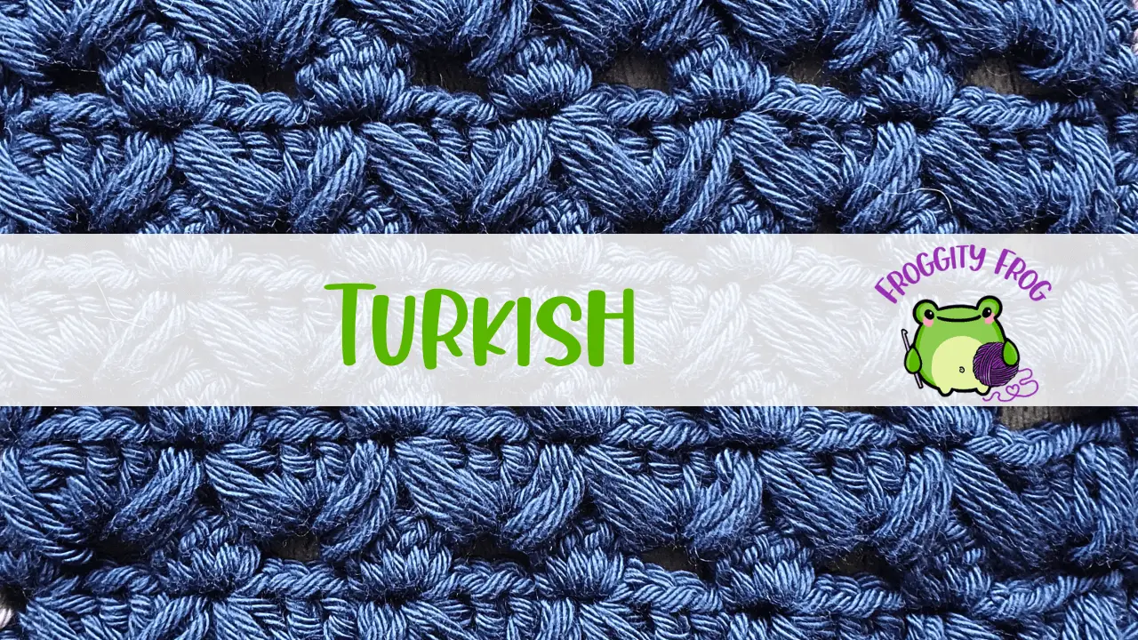 How To Crochet The Turkish Stitch