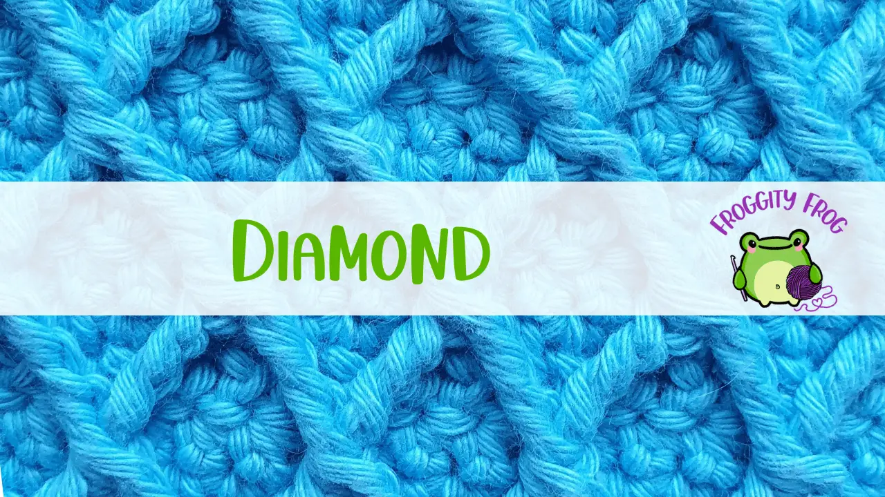 How To Crochet The Diamond Stitch