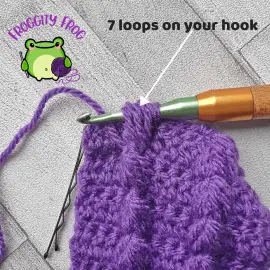 7 loops on your hook