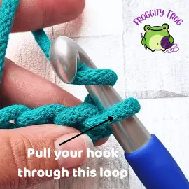Making a crochet chain