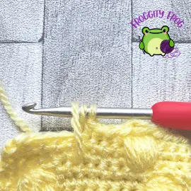 Starting your Raised Pineapple stitch