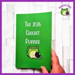 Front Cover of the 2026 Crochet Planner