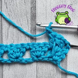 Making your first Spiked Granny stitch