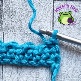 Starting row 3 of the Mixed Loops Stitch