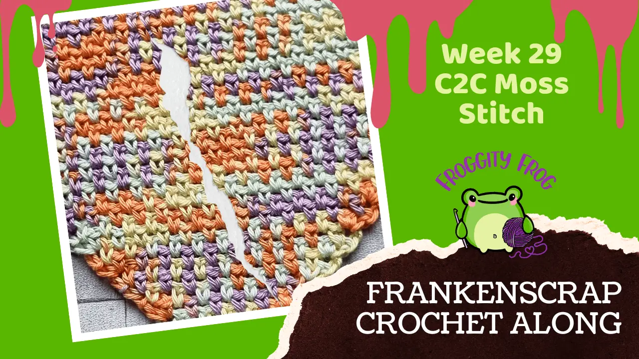 Week 29 Of The FrankenScrap Crochet Along