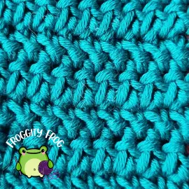 Hdc Herringbone stitch