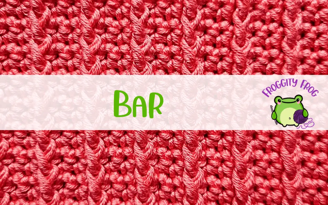 How To Crochet The Bar Stitch