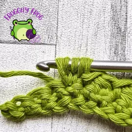 Making a berry stitch - 5 loops on your hook