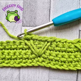 Making the 2nd spike of the Flying Birds Stitch