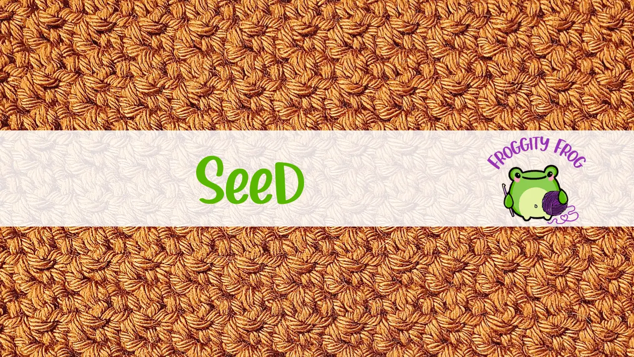 How To Crochet The Seed Stitch