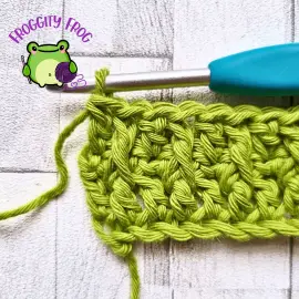 Row 3 of the Alpine stitch