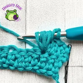 Starting your first Bobble Flower stitch