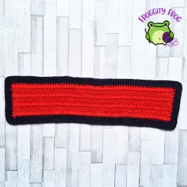 The Bottom Linked Double Crochet piece with border