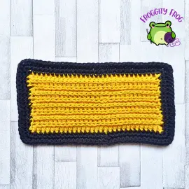 The Camel stitch piece with border