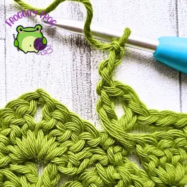 The Crossed Shells crossed stitches