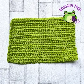 The Linked Single crochet piece