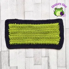 The Linked Double crochet piece with border