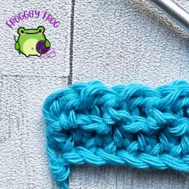 Row 2 of the Mixed Loop stitch