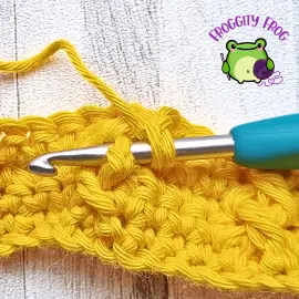 Finishing the 2nd Twisted Column stitch