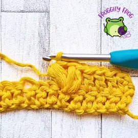 A V Puff stitch