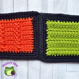 The Twisted Columns and the Linked Double Crochet pieces