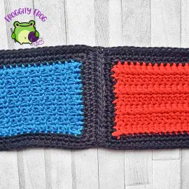 The Knit Purl and Bottom linked double crochet pieces