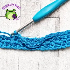 A finished Wishbone stitch