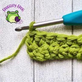 Row 2 of the Annoying stitch