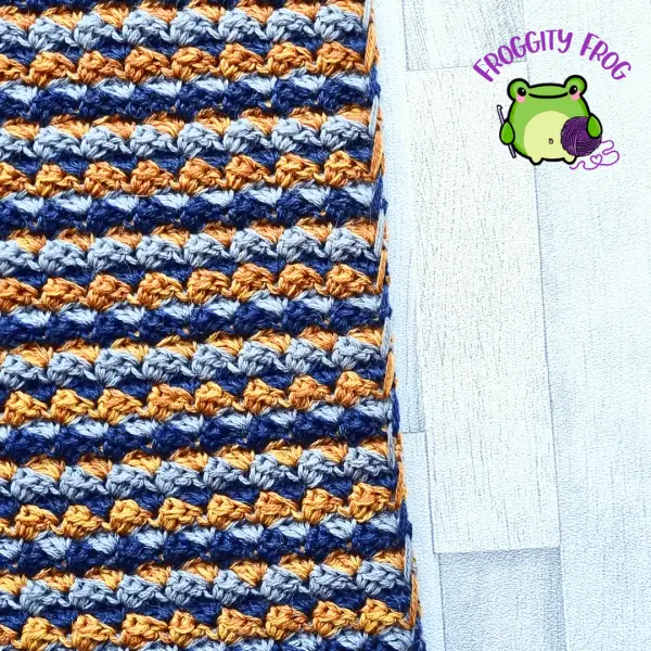 The edge of the Cobbled Road blanket