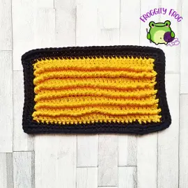 The Corded Ridge piece with border