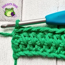 Row 3 of the Corn stitch