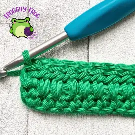 Row 4 of the Corn stitch