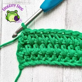 Row 5 of the Corn stitch