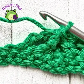 Starting the Crossed Ripple stitch