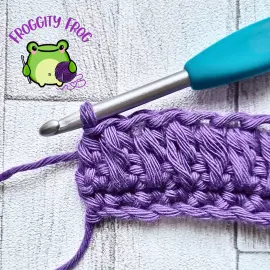 Row 3 of the Dales stitch