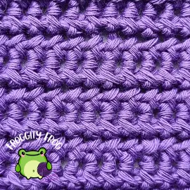 The Linked Half Double Crochet stitch