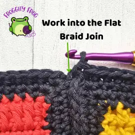Making the Wall Of Stitches blanket border