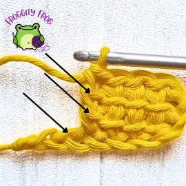 How to make a Linked Treble stitch