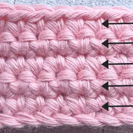 Counting Single Crochet Rows