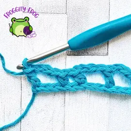 End of row 1 of the Wagon Wheel stitch