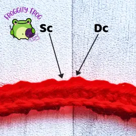 Row 1 of the Houndstooth Stitch