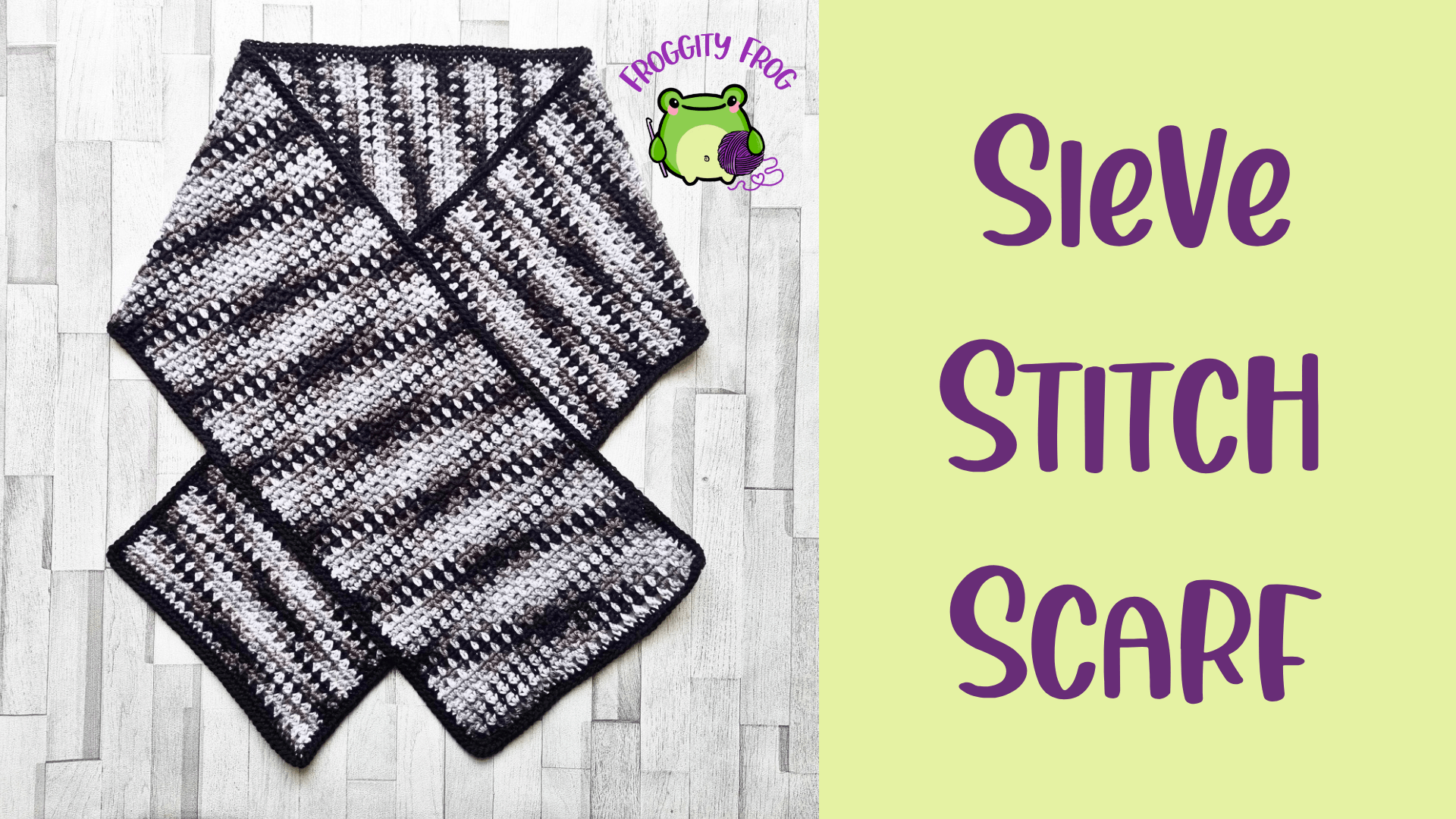 The Sieve Stitch Scarf Free Crochet Pattern The Sieve Stitch Scarf Free Crochet Pattern
