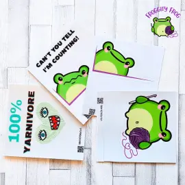 Froggity Frog stickers
