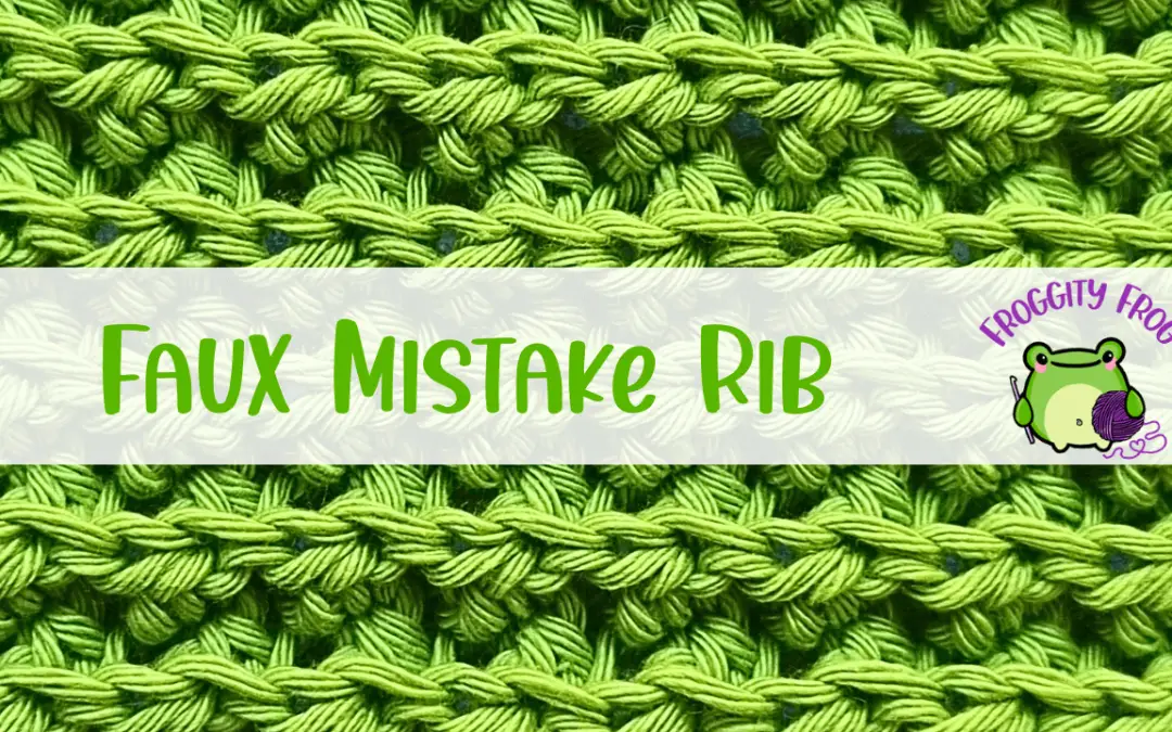 How To Crochet The Faux Mistake Rib Stitch