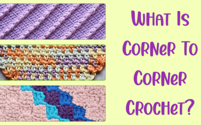 What Is Corner To Corner Crochet?