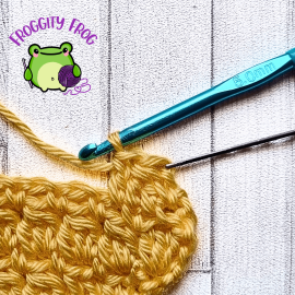 start of row 29 of the C2C Cluster stitch