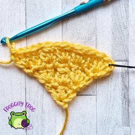Row 5 of the C2C Cluster Stitch