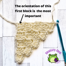 C2C Join as you go first block orientation