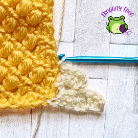 Joining down the side of your square with the C2C join